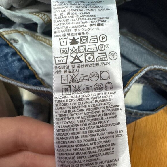 Levi’s Tie-Dye Stripe Jeans – W30 L30 – Rare Style - Picture 11 of 14